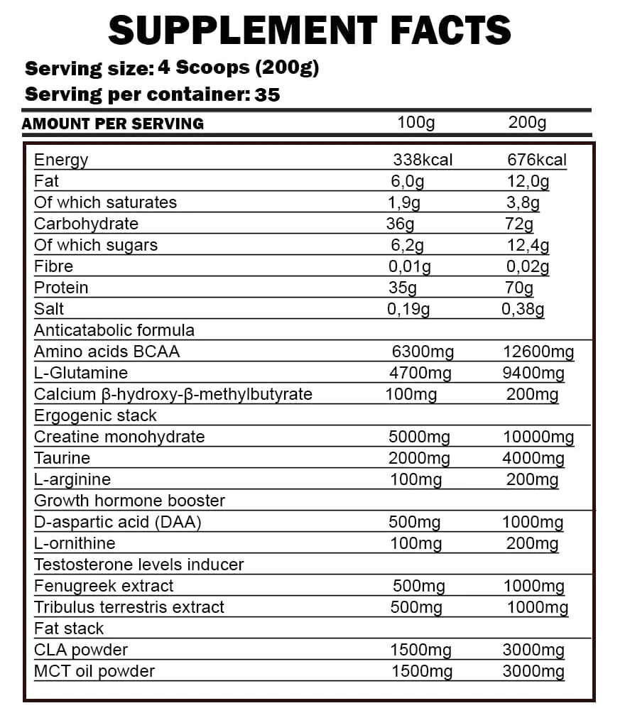 Kevin Levrone Gold Super Mass 7kg